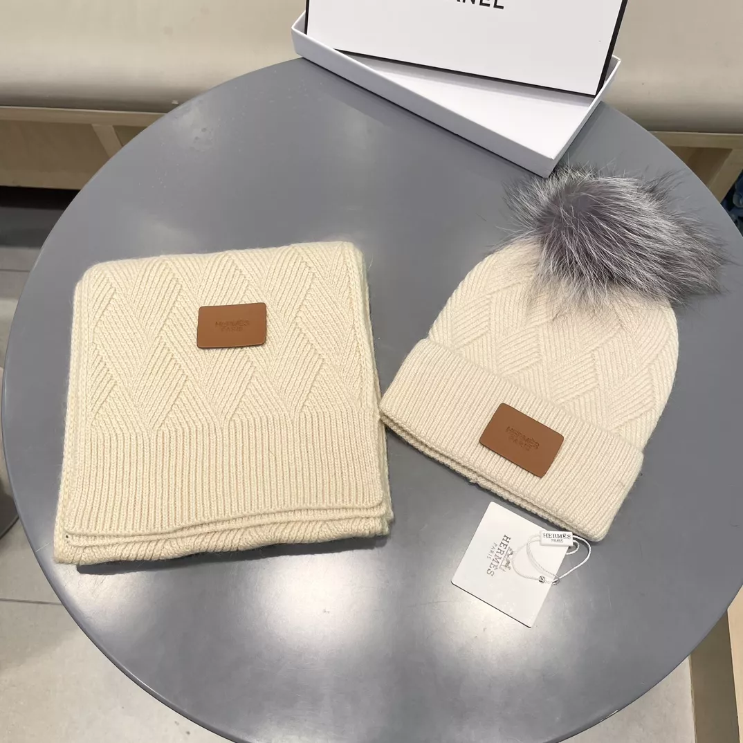 hermes hat and echapres set s_12733352